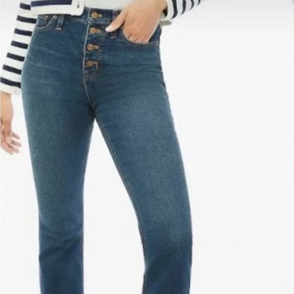 J. Crew Dark high rise crop flare - worn‎ a few times. 79 retail